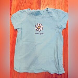 Life is good short sleeve shirt. Size M (7-8).